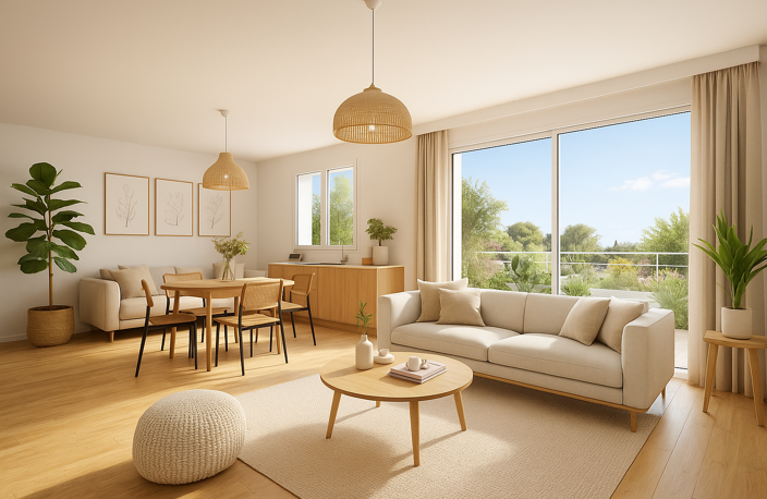 QUARTIER MILLENAIRE - RARE T3 60M² + 20M² DE TERRASSE  — photo 2