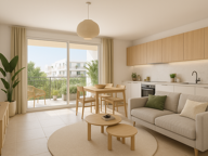 ZAC DE LA RESTANQUE - MAGNIFIQUE  T3 DE 61M² + TERRASSE 15M² — photo 2