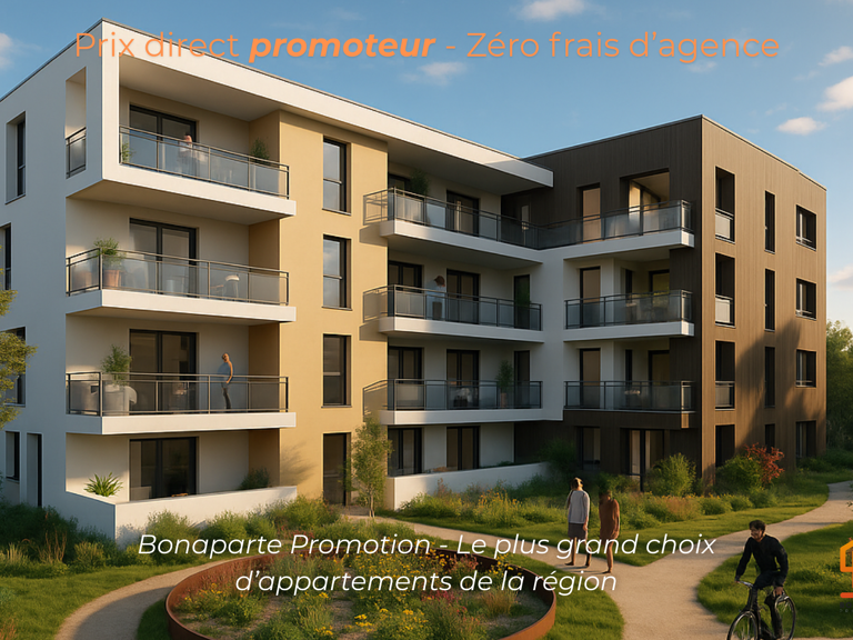 NOUVEAU ECO QUARTIER EN DEVENIR - RESTANQUE - T2 DOUBLE EXPO DE 45M2 EN ETAGE DANS PETITE COPRO - TV — photo 1