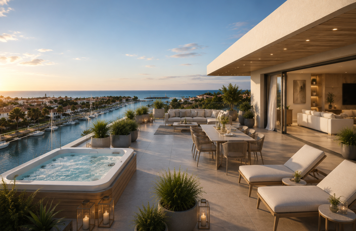 - 4 PIECE D'EXCEPTION A PALAVAS DE 127M² AVEC TERRASSE PANORAMIQUE VUE MER — photo 2