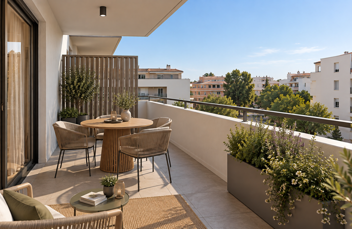 - T2 NEUF 46 M² AVEC TERRASSE – PROCHE CENTRE-VILLE DE PERPIGNAN — photo 2