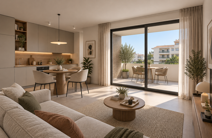 - T2 NEUF 46 M² AVEC TERRASSE – PROCHE CENTRE-VILLE DE PERPIGNAN — photo 3