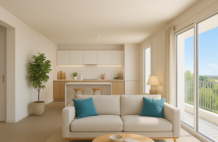 SUBLIME T2 DE 40M² VUE SUR MER — photo 2