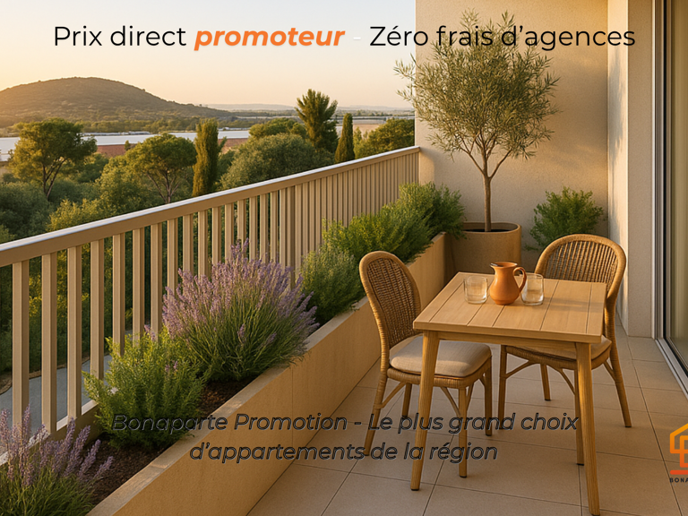 VUE MER A L'HORIZON POUR CE T3 AVEC TERRASSE IMMEDIATEMENT LIVRABLE DERNIER ETAGE — photo 1