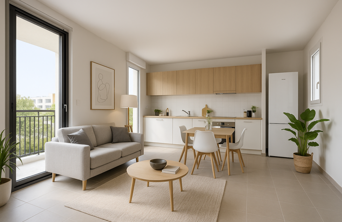 LIVRAISON IMMINENTE ET VISITE POSSIBLE POUR CE BEAU T3 DE 70M2 — photo 2