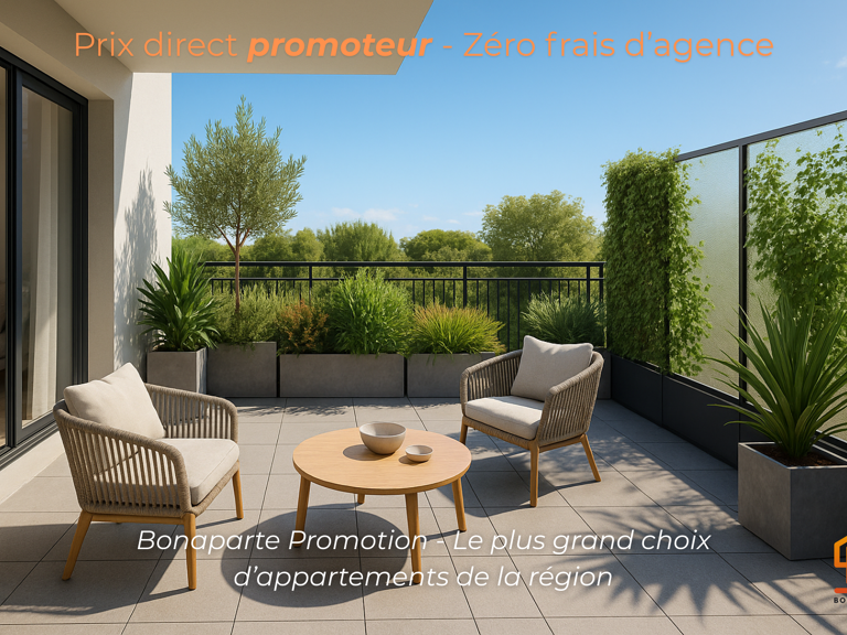 SAINT CLEMENT DE RIVIERE - GRAND T2 DE 53M2 DANS RESIDENCE TRES HAUT DE GAMME — photo 1