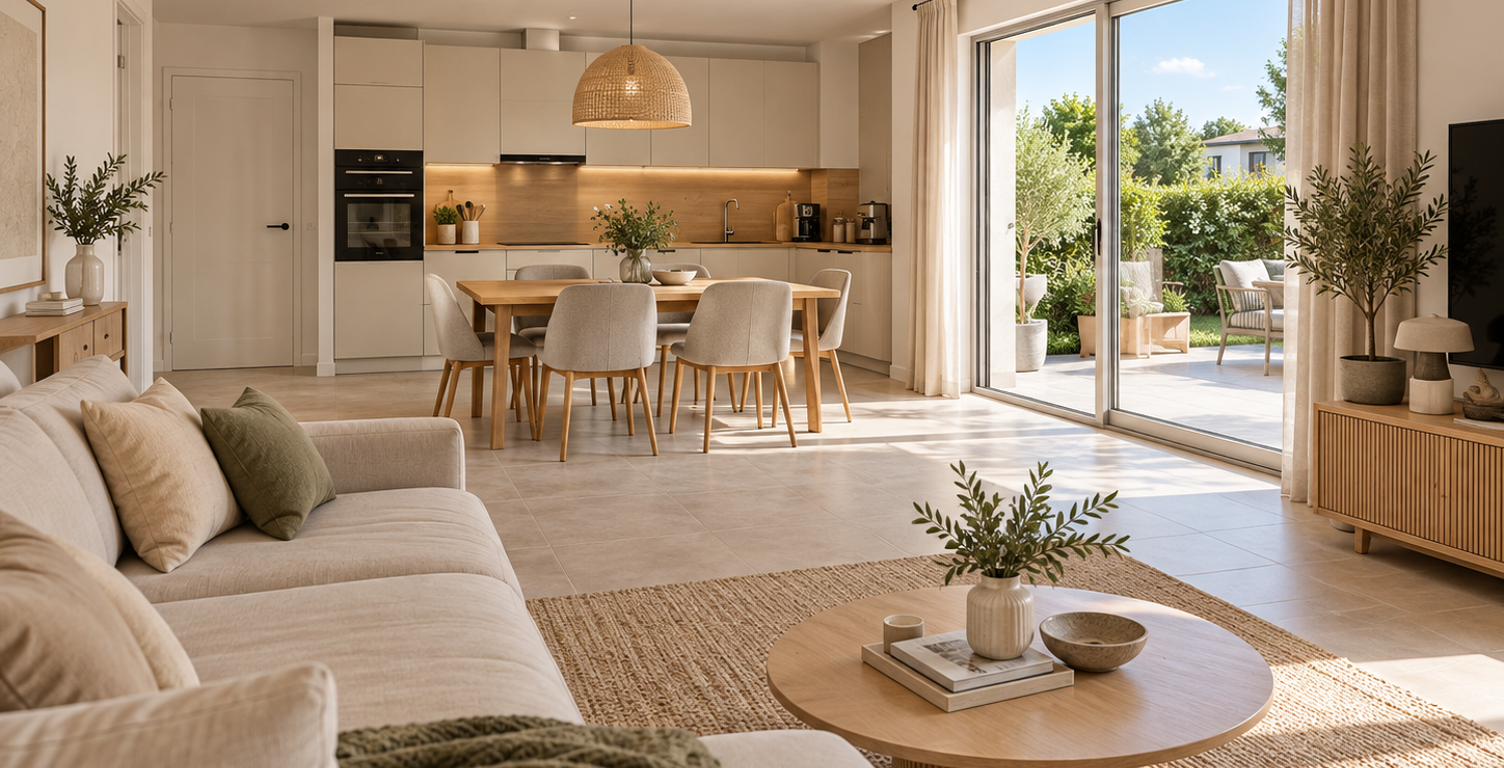 - T4 AVEC JARDIN PRIVATIF / TVA 5.5% — photo 1