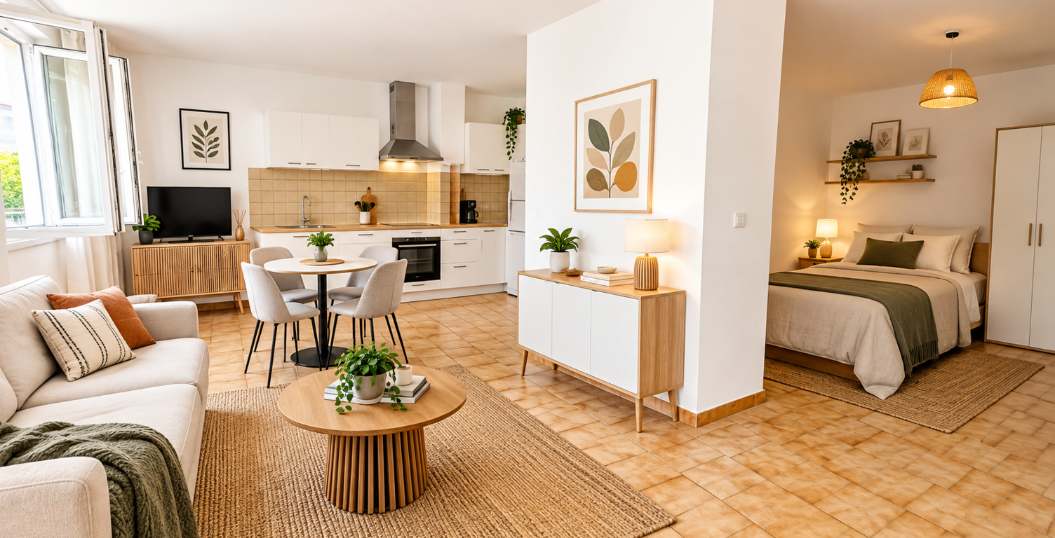 Nîmes Studio 1 pièce 37m2 avec Terrasse et jardin privatif — photo 1