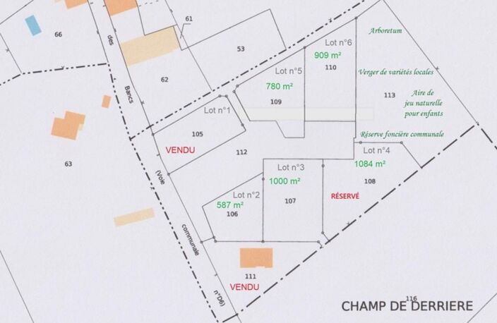 TERRAIN A VENDRE 909 M² EN ÉCO-LOTISSEMENT !! — photo 2