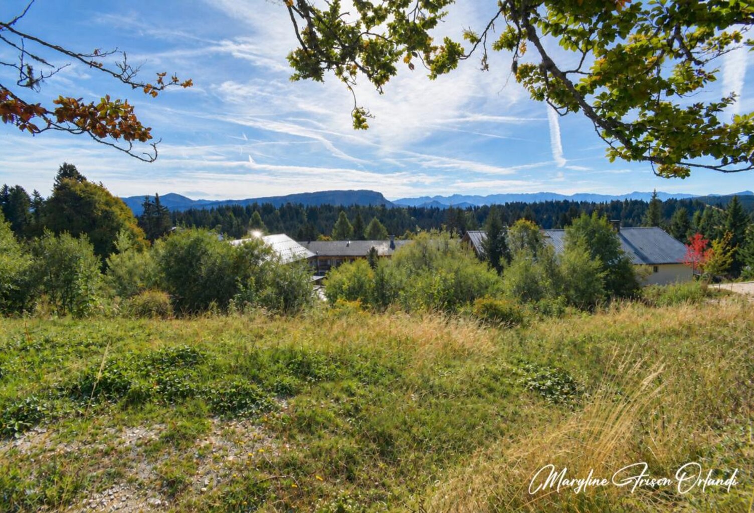LE REVARD – TERRAIN À BÂTIR DE 985 M² AVEC VUE PANORAMIQUE SUR LES BAUGES — photo 1