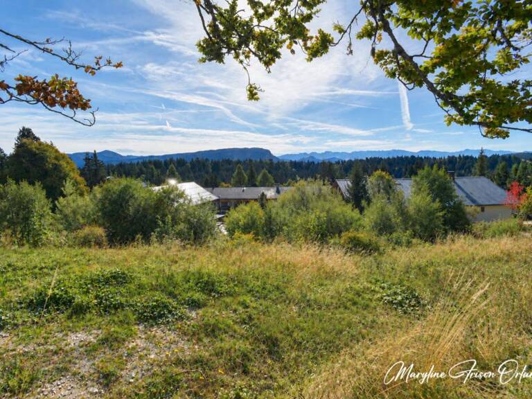 LE REVARD – TERRAIN À BÂTIR DE 985 M² AVEC VUE PANORAMIQUE SUR LES BAUGES — photo 1