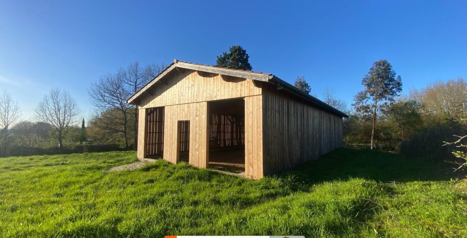 Location hangar / grange 150 m² – Secteur Saint-Caprais – Terrain 4 000 m² + 6 000 m² zone boisée — photo 1