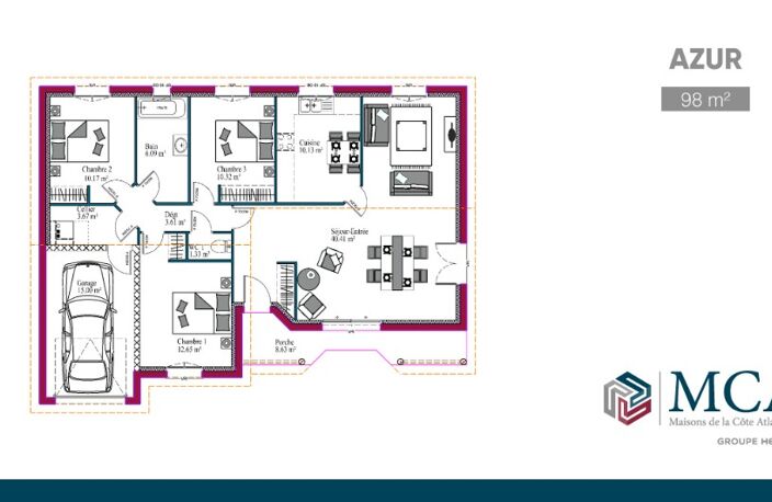 Maison à construire à Ginestet (24130) — photo 2
