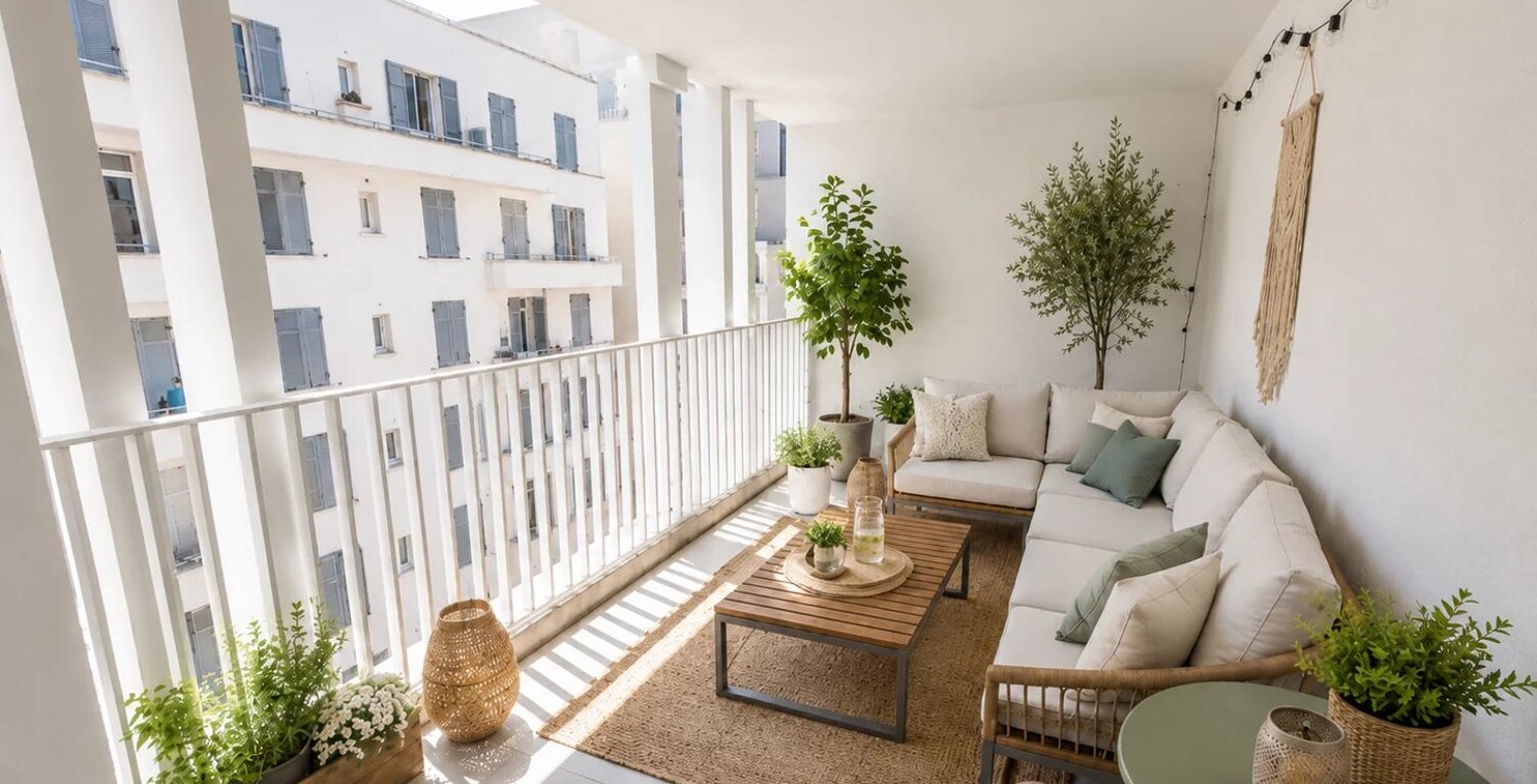 T3 de 73 m² avec terrasse et box - Marseille 13002 Euroméditerra — photo 1