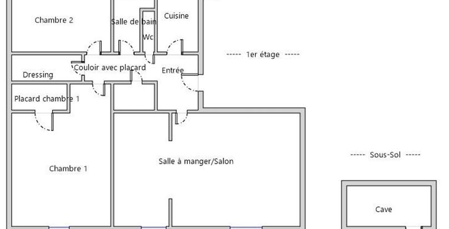 Appartement 67 m², 2 chambres — photo 1