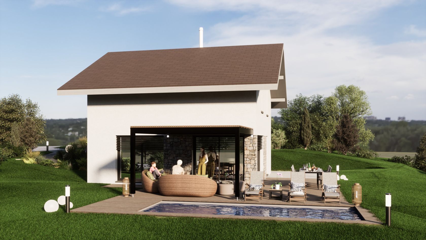 AV 261001 1 Projet de construction d'une maison 104 m² avec terrain à LATHUILE (74)