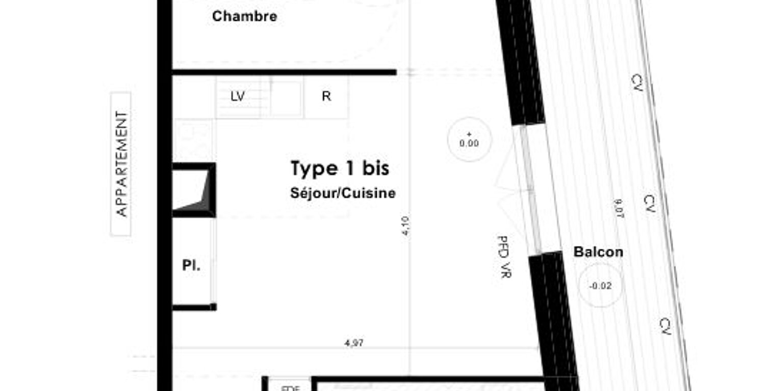 Appartement de 40m2 à louer sur Nantes — photo 1