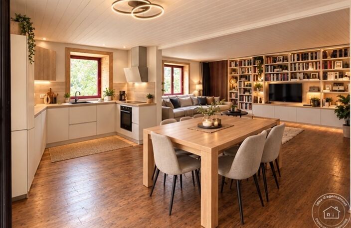 SAINTE HELENE SUR ISERE (73) Maison mitoyenne de 137,56 m2 - Terrain 1740 m2 — photo 3
