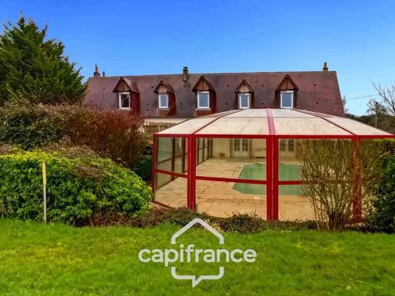 Maison à vendre 7 pièces LA CHAPELLE HUON (72)  -  terrain 3572 m²  - — photo 1