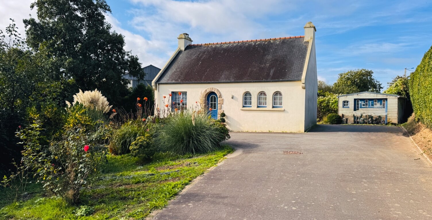 Maison T 3 avec étang et grenier aménageable sur 2 183 m² de terrain – Plouguin — photo 1