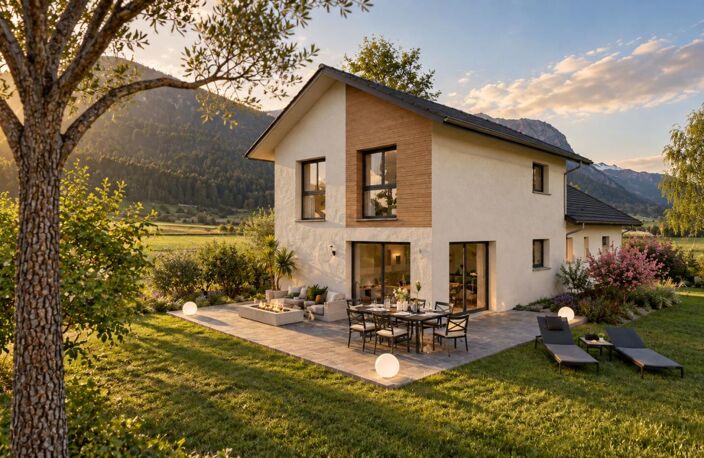Maison neuve sur un grand terrain terrain proche centre village — photo 2