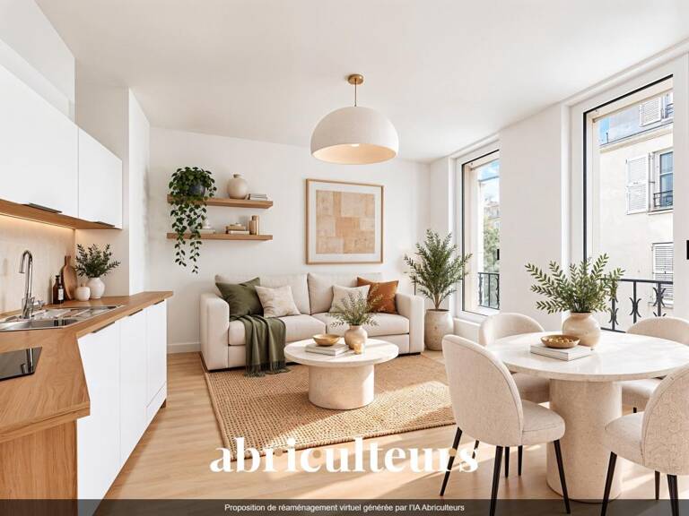 Charmant Appartement T2 rénové avec prestations de qualité dans le 18ème arrondissement — photo 1