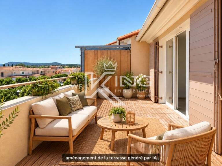 COGOLIN – DERNIER ÉTAGE – T2 AVEC GRANDE TERRASSE — photo 1