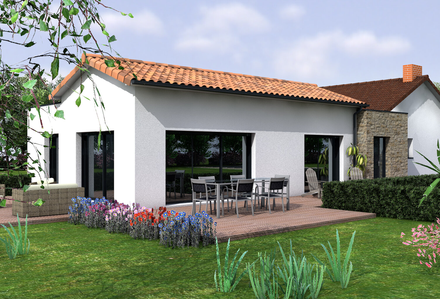 Vente maison à construire 106 m² Saint-Sébastien-sur-Loire (44230) — photo 1