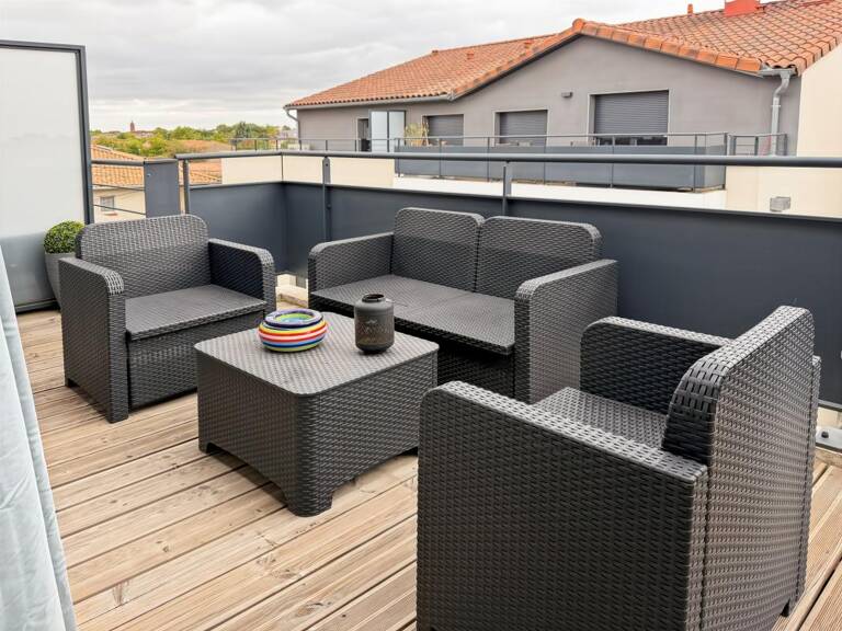 A la location T2 non meuble dans le quartier de Cugnaux — photo 1