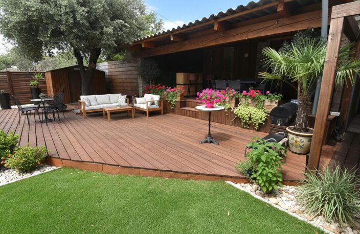 Villa 145 m² plain-pied, piscine  au sel, chauffée & pool house, 1 300 m² de terrain — photo 2