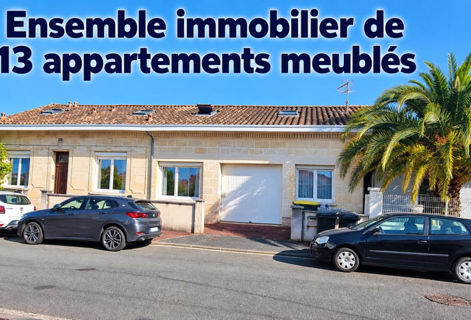 Ensemble immobilier. Immeuble de rapport avec 13 appartements loués meublés sur TALENCE. Rapport net 77616 euros — photo 1