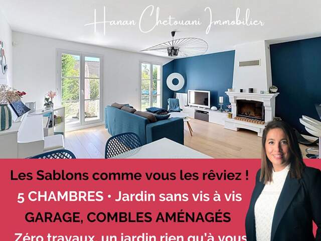 IGNY  LES SABLONS  5 CHAMBRES  RÉNOVÉE  JARDIN SANS VIS-À-VIS — photo du bien