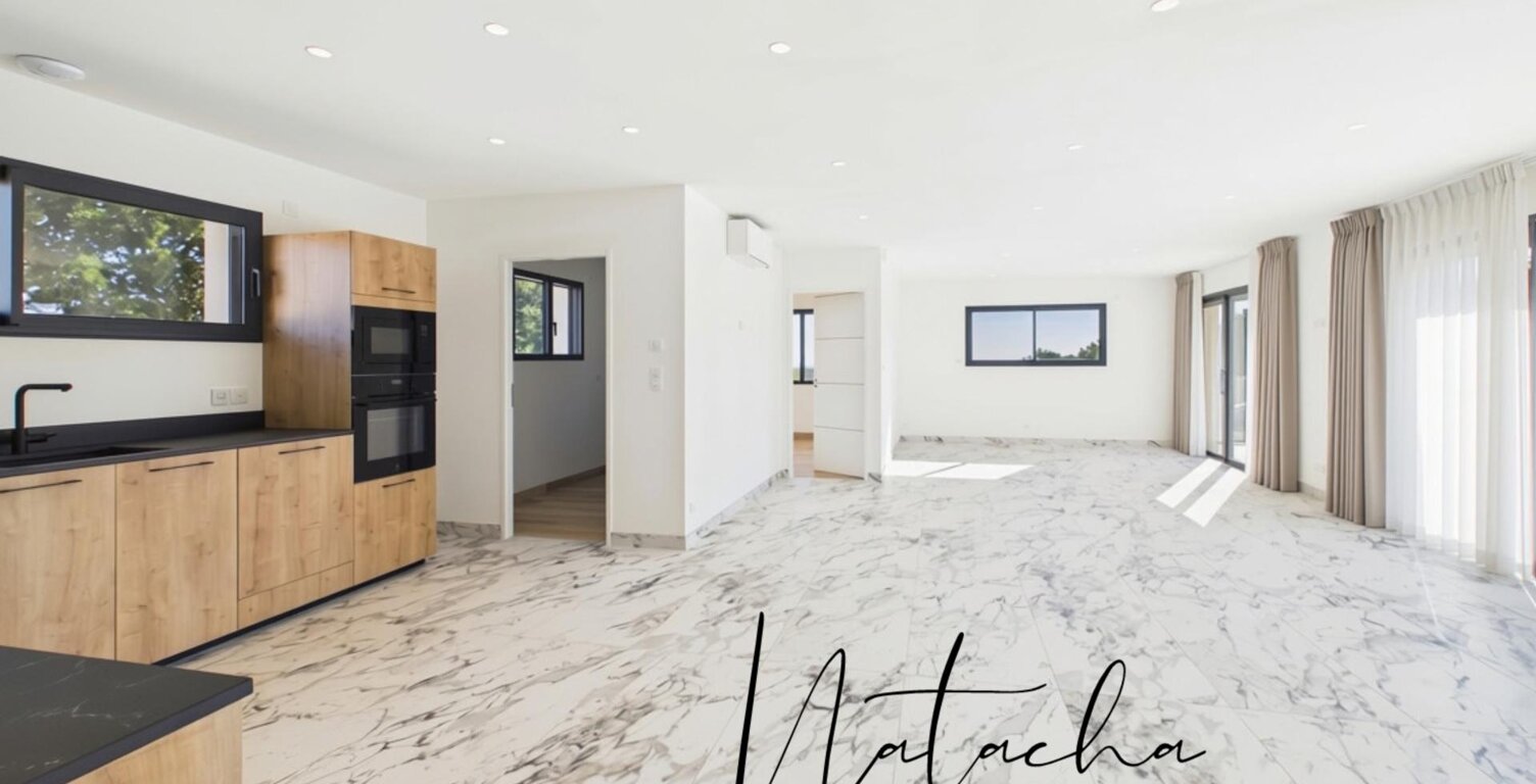 Pujaudran  Maison contemporaine de plain-pied, 4 chambres dont une suite parentale, grand sous-sol, sur 1 480 m² de terrain — photo 1