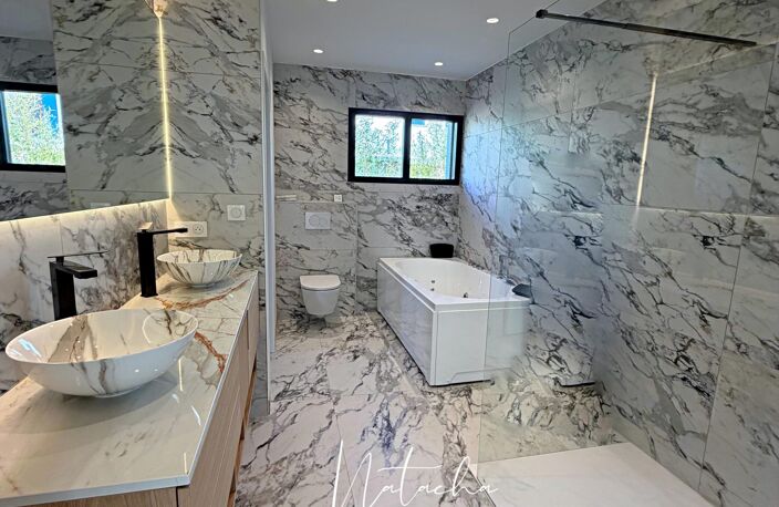 Pujaudran  Maison contemporaine de plain-pied, 4 chambres dont une suite parentale, grand sous-sol, sur 1 480 m² de terrain — photo 4