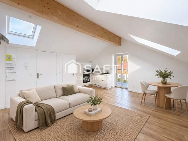 Appartement T2  66 m² au sol  Dernier étage avec balcon — photo du bien