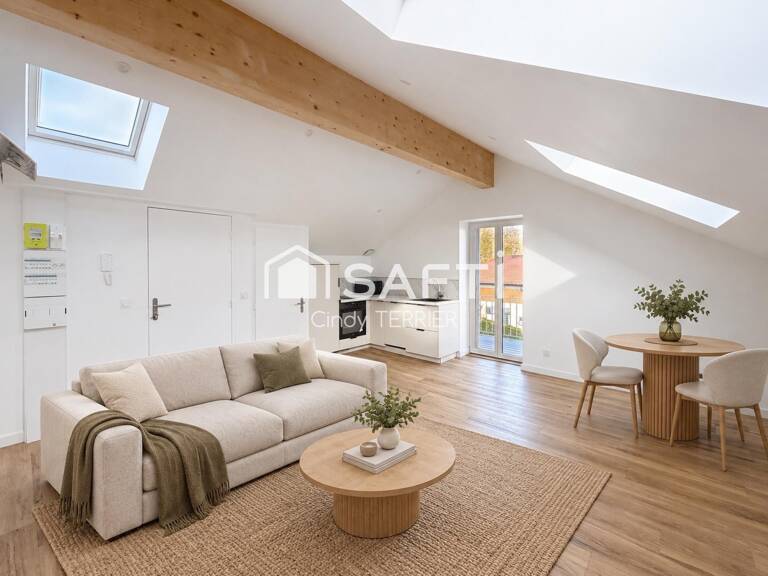 Appartement T2  66 m² au sol  Dernier étage avec balcon — photo 1