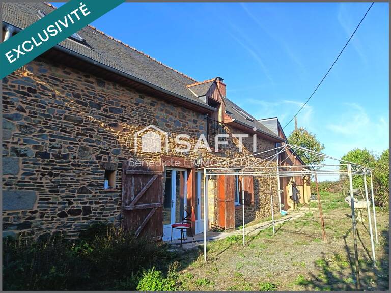 Belle longère en pierre,  à rafraichir avec studio indépendant, terrain clos, arboré de 1612 m 2. 12 MN de Combourg. — photo 1
