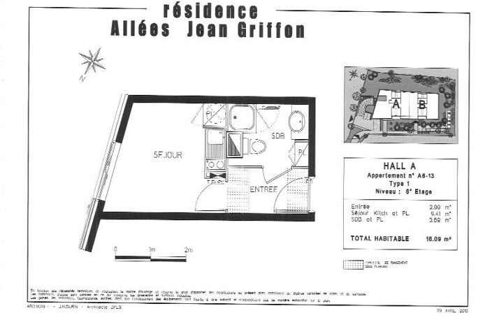 Location appartement 1 pièce 16 m² à Toulouse (31400) — photo 2