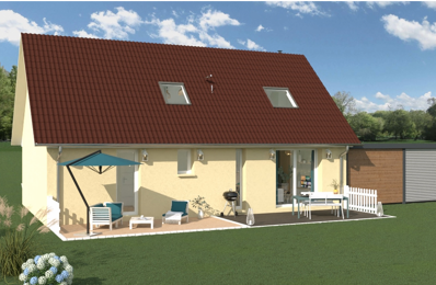 Maison RE2020 à construire , projet évolutif d'abord 2 chambres terminées au RDC et 2 à terminer à l'étage, secteur proche frontière — photo du bien