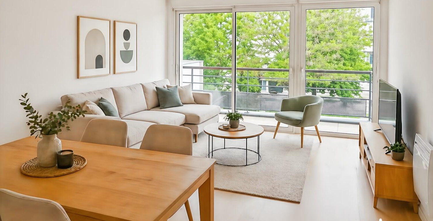 T2 lumineux avec balcon, parking et ascenseur — photo 1