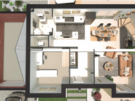 Maison à construire RE2020, deux niveaux 3 chambres ou 4, garage , prêt à décorer,  — photo 4