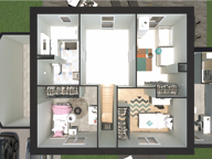 Maison RE2020 à construire, deux niveaux suite parentale  àccolée, 3 chambres à l'éatge et grand séjour,  — photo 3