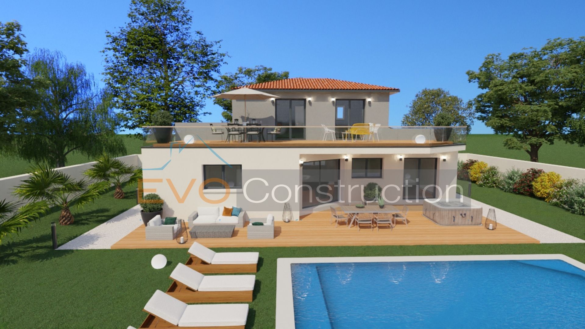 Cabestany, villa de 105m² en 4 Faces
