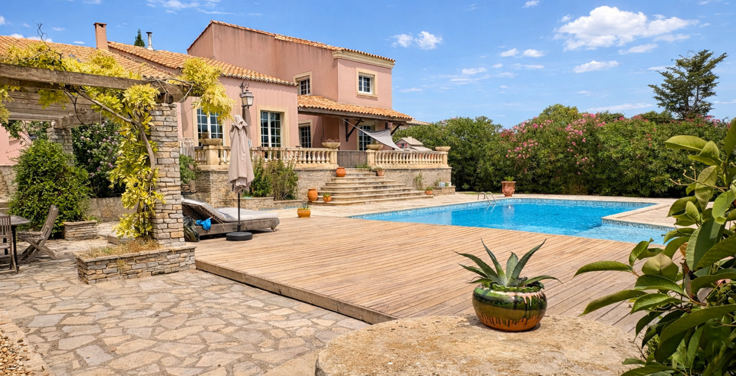 VILLA T7 280M2 - TERRAIN 1800M2 - PISCINE - SOUS SOL - GARAG — photo 1