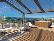 JUAN-LES-PINS – DUPLEX TOIT-TERRASSE NEUF AVEC VUE MER PANORAMIQUE — photo 3