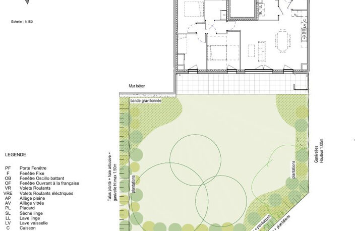 RENNES Landry - T4 Neuf avec jardin - Dispositif BRS — photo 2