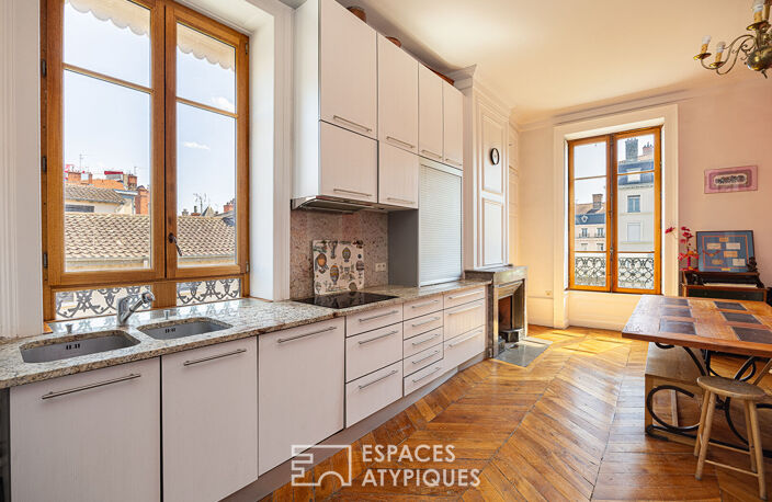 Appartement familial Quai Tilsitt entre ciel et Saône — photo 4