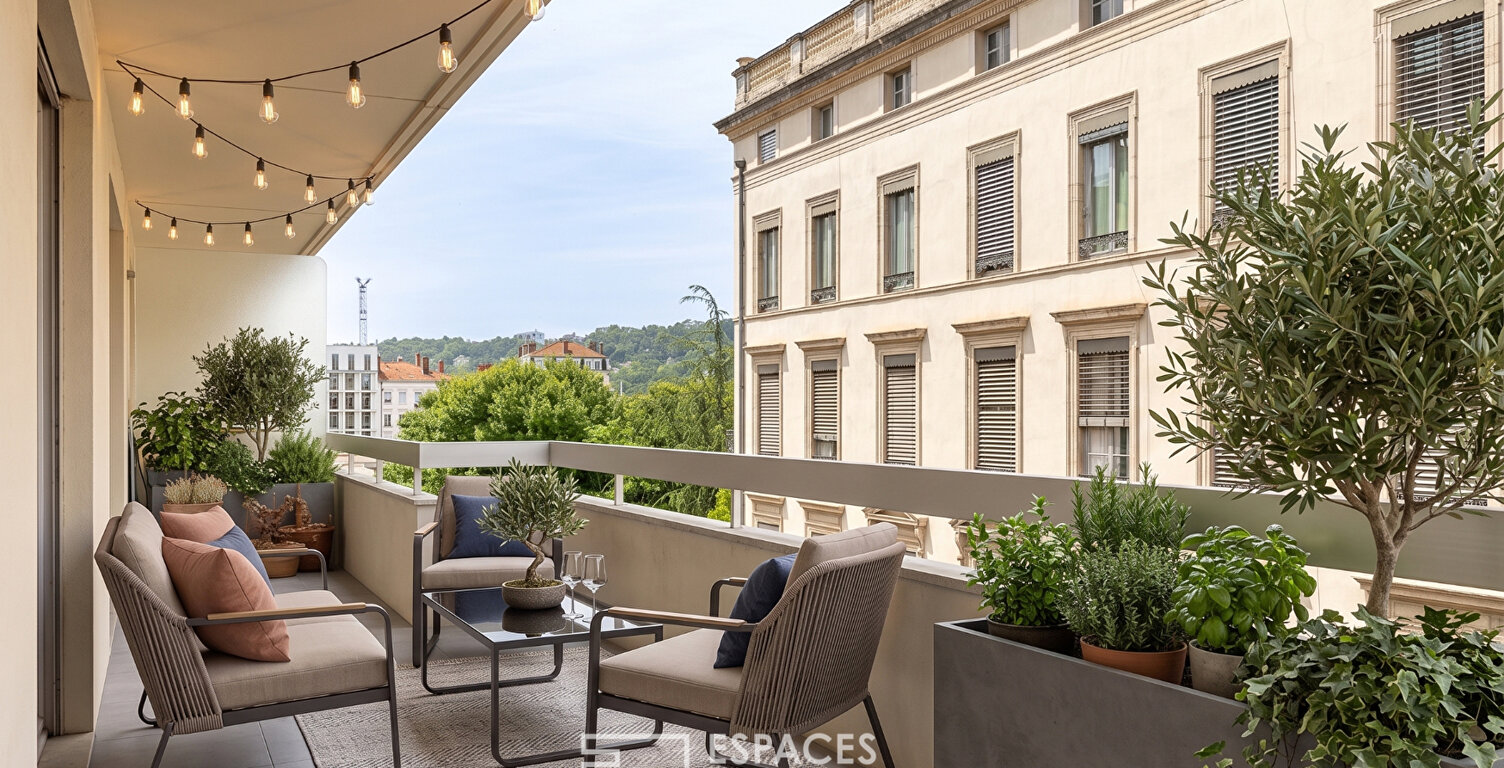 Très bel appartement de standing avec balcons au coeur du quartier d'Ainay — photo 1