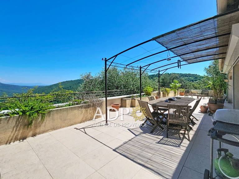 LE BAR-SUR-LOUP - MAISON INDIVIDUELLE AVEC PISCINE Belle vue- — photo 1