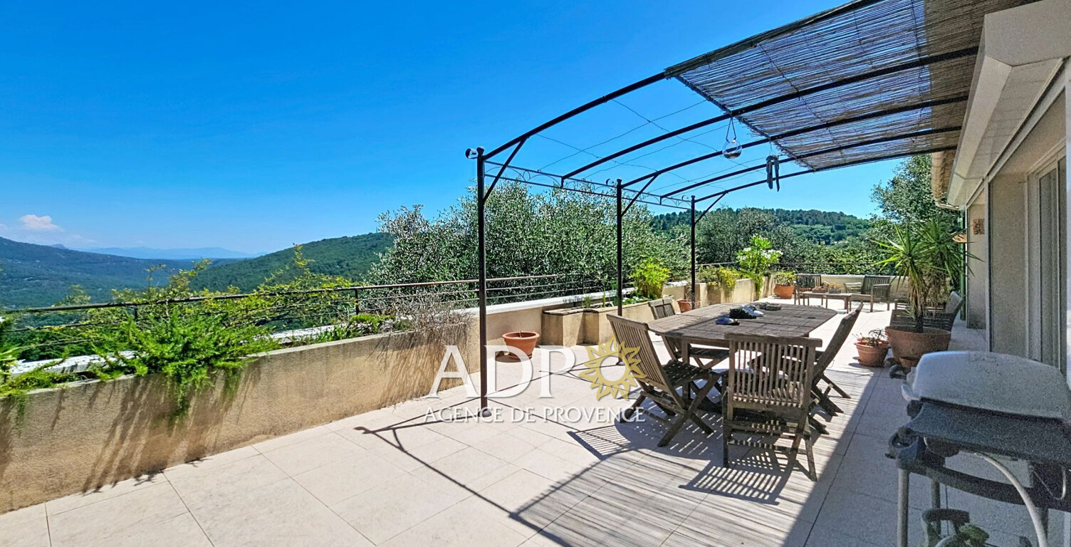 LE BAR-SUR-LOUP - MAISON INDIVIDUELLE AVEC PISCINE Belle vue- — photo 1